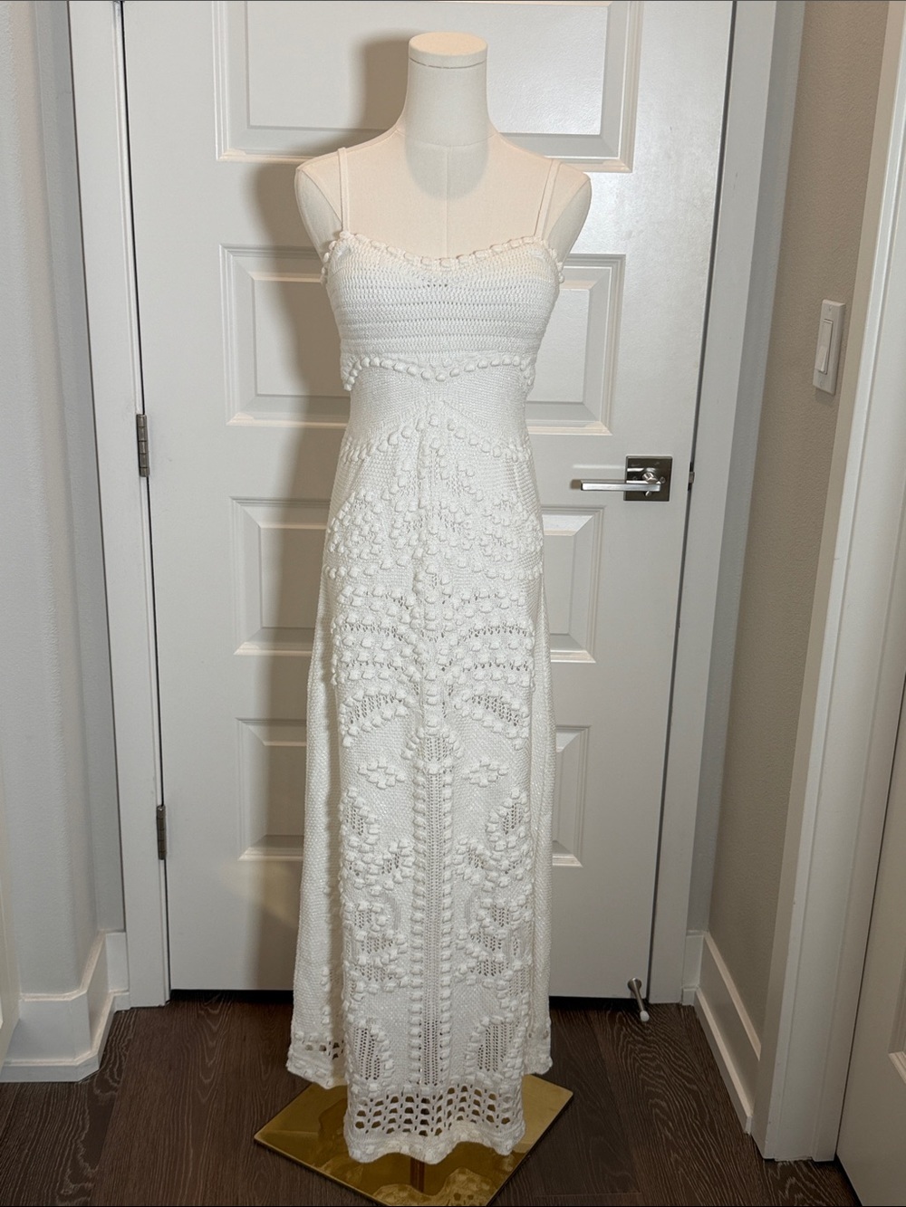 FARM Rio Crochet Maxi Dress Size M - Picture 5 of 9
